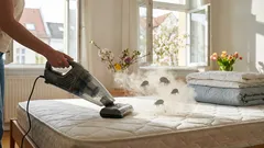 Jak vyčistit matraci po zimě a zbavit ji roztočů bez chemie