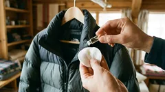 Stačí dvě kapky na vatový tampon a vaše péřová bunda bude jako nová: už ji nemusíte prát v pračce.