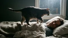 Jak odnaučit kočku, aby vás v noci budila, bez trestů a stresu