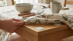 Ubrus už nesklouzává ze stolu: rychlé řešení otravného problému